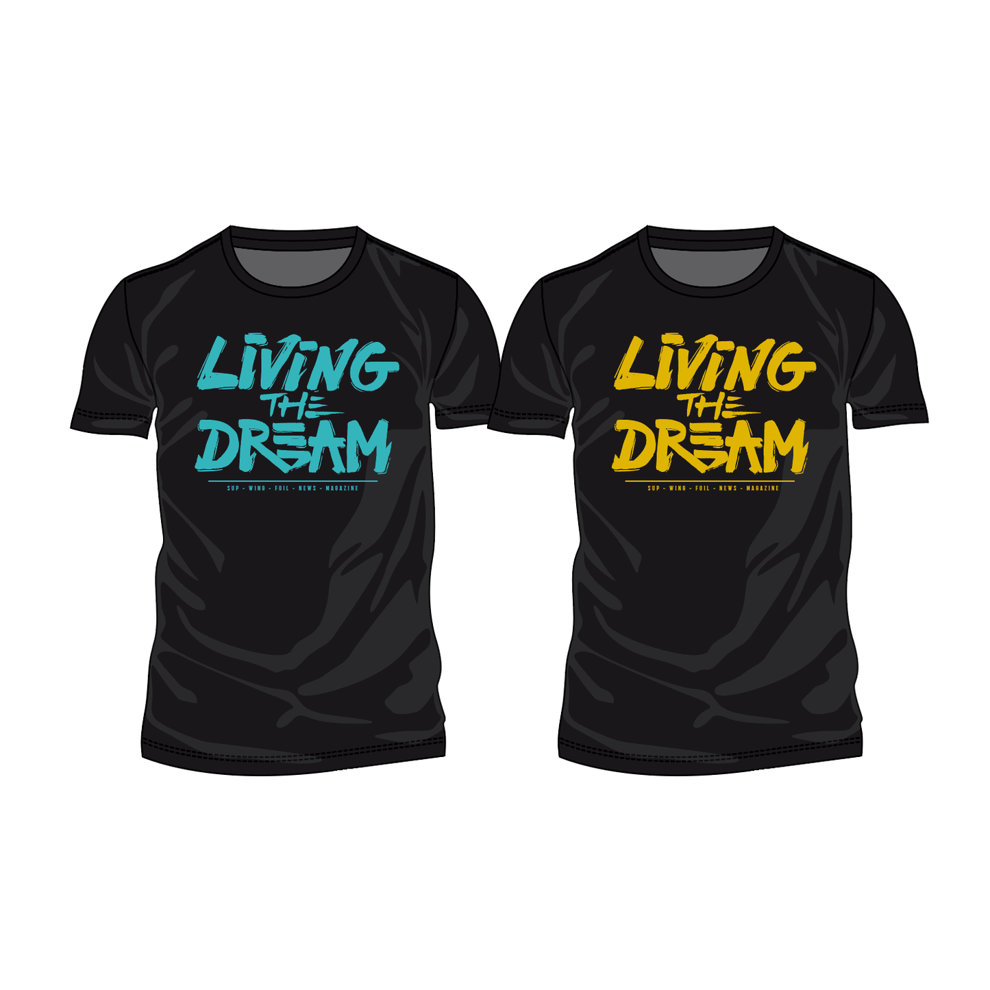T-shirt LIVING THE DREAM BLACK